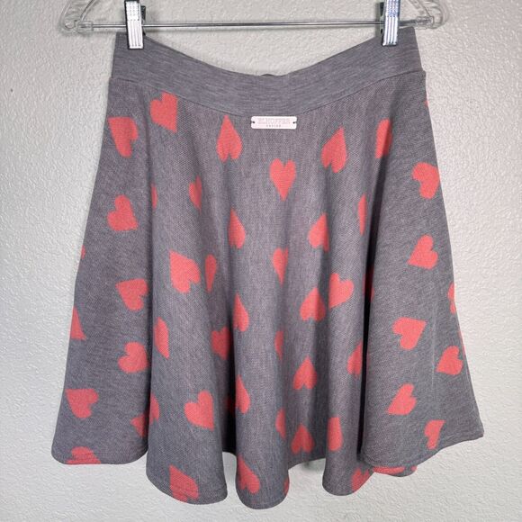 Elhoffer Essential Knit Skirt Women Large Companion Heart Skater Comfy Cosplay - Picture 2 of 11